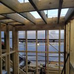 Stud work foir main and back box