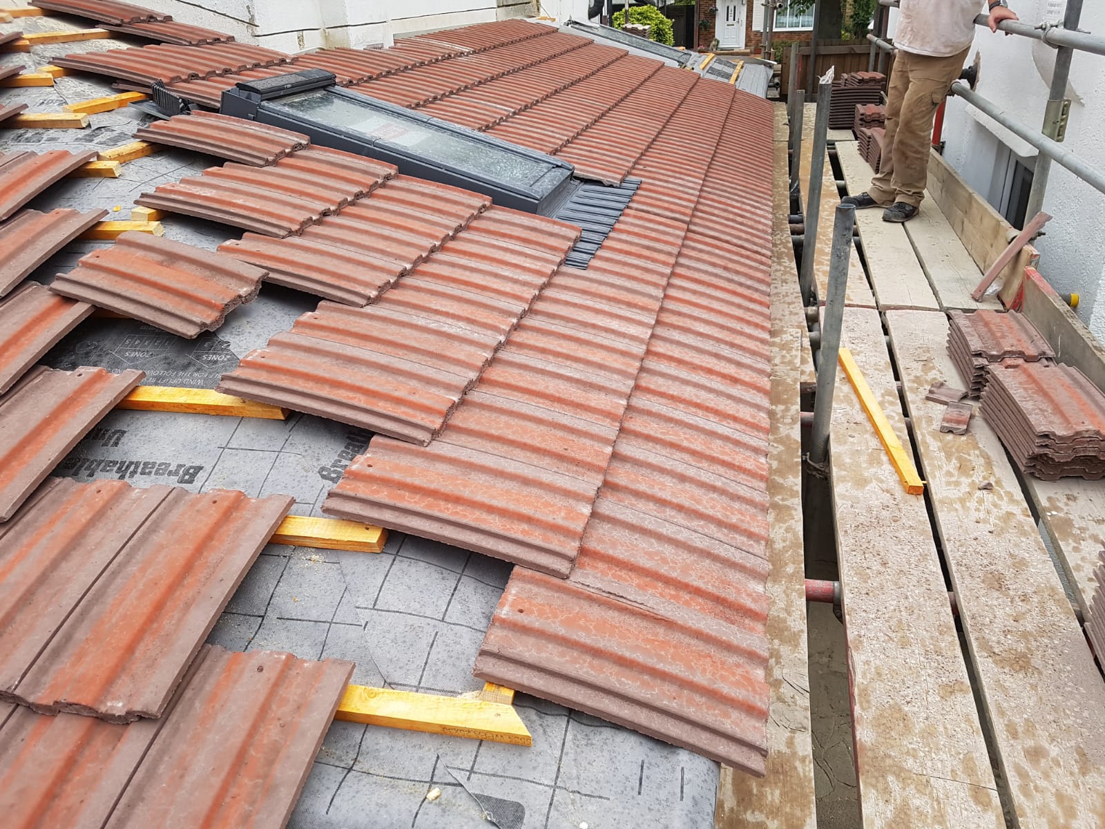 Side Extension Tiled Not finished