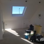 Master bedroom painted